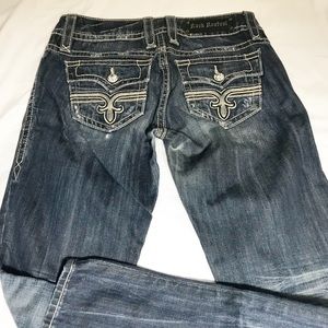 🌼 Rock Revival | Bootcut Tori | Dark Wash | 29